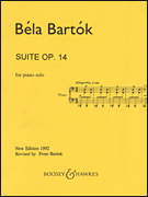 Suite Op. 14 piano sheet music cover